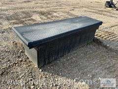 Black Truck Tool Box 5' Long By Tractor Supply, No Key.