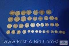 10-Silver Dollars Years 1886-1924, 10-Silver Half Dollars Years 1940-1964,