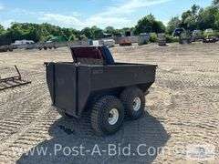 Tandem Trailer Cart With Removable Bus Seat.