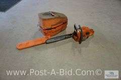 Husqvarna 55 Chainsaw With Case. Runs.