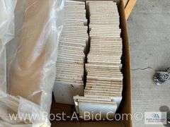 Pallet Of Ceramic Tile, 4" Square, Approx. 30 Boxes, All White.