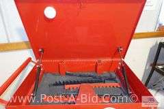 US General Red Tool Chest, 30" L x 41" T x 19" W, 5 Drawer, No Key.
