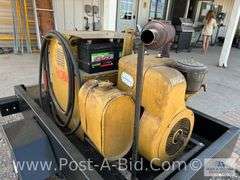 Hobart Generator/Welder On Trailer, 30-230 Amp, Owner Stated, "Runs And Wel