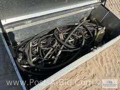 Alumi Toolbox Full Of Misc. Hydraulic Test Equipment: Gauges, Hoses, Flow M