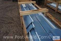 EM15-1211 CF Wall 12 24Ga AZ50 Kynar Tahoe Blue Sheet Metal, Approx. 12 Pie