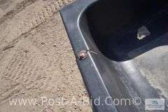 Plastic Feeder/Garden Beds, Have Cracks, Approx. 10' Long x 34" T.
