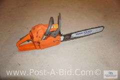 Husqvarna 55 Chainsaw With Case. Runs.