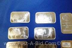 10-1oz. Bars Of .999 Fine Silver.