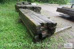Bundle Of 8' Long Wood Cross Arms, Approx. 25 Each