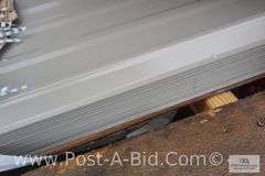 Classic Rib 36 29 Ga CF45 Taupe Sheet Metal, Approx. 62 Pieces At 3' Long,