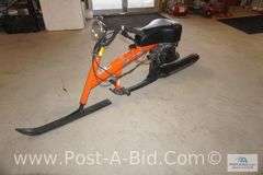 Vintage 1979-1980's Sno Runner With 134cc, 2 Stroke Single Cylinder Motor,