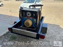 Hobart Generator/Welder On Trailer, 30-230 Amp, Owner Stated, "Runs And Wel
