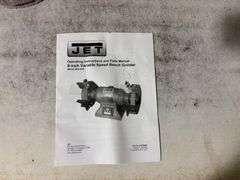 Jet 8" Variable Speed Grinder ON Stand With Manual, Works.