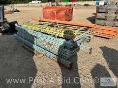 Misc. Pallet Racking Approx. 11 Uprights And 1 Crossbeam.