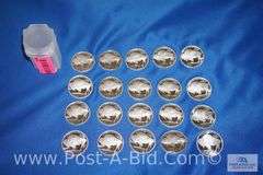 20- 1 Oz .999 Silver Rounds.