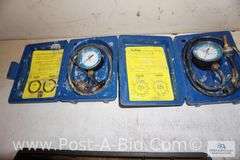 2-Ritchie Yellow Jacket Gas Pressure Kits, In Husky Tote.