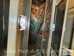 8 Door Locker, 78" T x 48" W x 12" D.