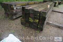 Bundles Of 14' Wood Cross Arms, Approx. 25 Each.