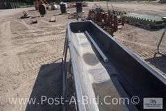 Plastic Feeder/Garden Beds, Have Cracks, Approx. 10' Long x 34" T.