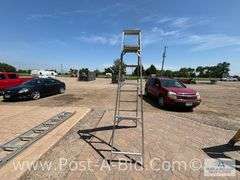 8' Aluminum Heavy Duty Step Ladder.