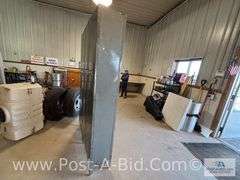 8 Door Locker, 78" T x 48" W x 12" D.