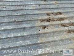 Lot Of 12' Used Galvanized Steel.
