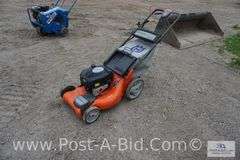 Husqvarna 21" Self Propelled Lawn Mower, Model 65021 ES, Runs But Idling Ga
