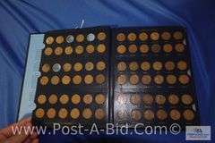 Lincoln Cent Book 1: 1909-1995, 252 Coins, 6 Short Of A Full Set, Whitman C