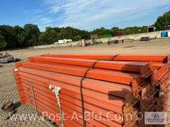 Heavy Duty Pallet Racking Crossbeams, Approx. 55 At 8' Long.