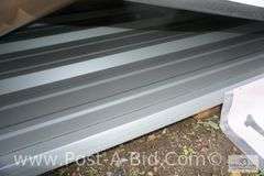 PBR 24Ga GR50 Kynar Weathered Zinc Aged Coil Sheet Metal, Approx. 31 Pieces
