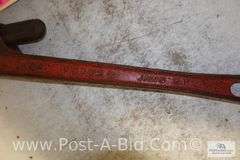 2-Pipe Wrenches Ridgid 1-14" and 1-24".