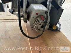 DeWalt Radial Arm Saw, 120 V, 3,450 RPM, Model 740 Powershop, 3" Cut, 2 HP,