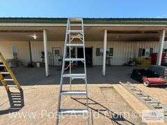 8' Aluminum Heavy Duty Step Ladder.