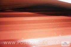 Classic Rib 36 29Ga GR80 CF45 Red Sheet Metal, Approx. 38 Pieces At 11' Lon
