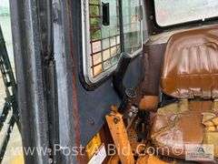 1989 Case 1840 Diesel Skidloader With 61" Bucket, Cab With Door,