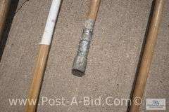 Shovel, Sledgehammer, Conduit Bender, Broom, 2-Pick Axe.