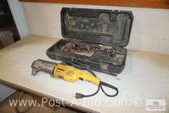 DeWalt 90" Angle Drill, In Case.