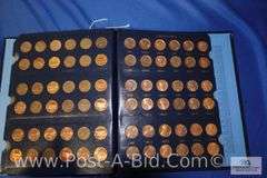 Lincoln Cent Book 1: 1909-1995, 252 Coins, 6 Short Of A Full Set, Whitman C