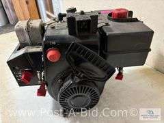 8 HP Tecumseh Electric Start Motor, Owner Stated, "Runs."