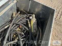 Alumi Toolbox Full Of Misc. Hydraulic Test Equipment: Gauges, Hoses, Flow M