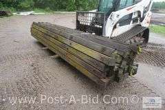 Bundles Of 14' Wood Cross Arms, Approx. 25 Each.
