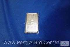 5 oz. Bar Of .999 Fine Silver.