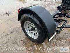 American Car Dolly With Ramps, Straps, Electric Brakes, 205/75 R14, Tires,