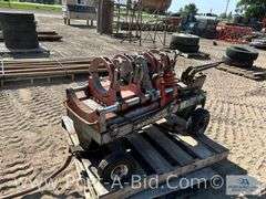 Pipe Fuser With Cutter And Heat Pad, Hand Hydraulic And 2 Sets Of Dies.