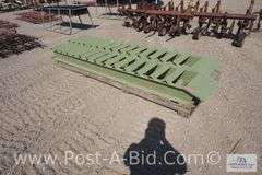 Heavy Duty Trailer Ramps, Used On Semi Drop Deck Trailer, Approx. 10' 4" Lo