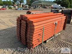 Heavy Duty Pallet Racking Crossbeams, Approx. 55 At 8' Long.