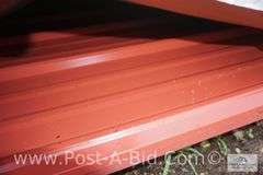 Classic Rib 36 29Ga GR80 CF45 Red Sheet Metal, Approx. 24 Pieces Ranging In