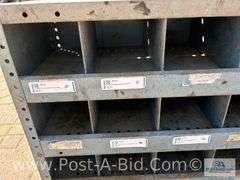 Bolt Bins 36" W x 12" D x 21" T.