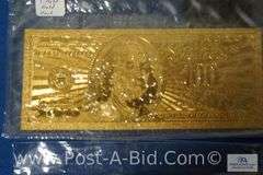 6 Envelopes Of 1.76 Grams Of Gold Foil In Each Envelope.
