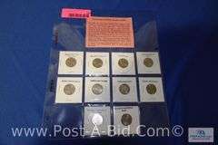Westward Journey Nickel Series Set-10 Full Coin Set 2004-2006.